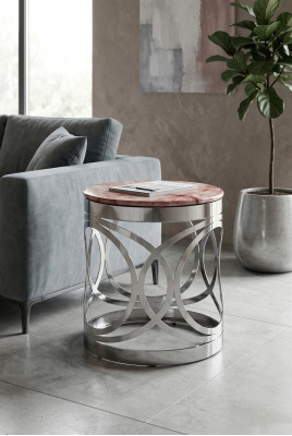Edel design moderne salontafel tafels bijzettafel bank woonkamer