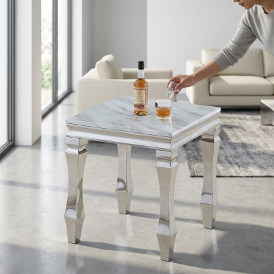Bijzettafel Tafels Roestvrij Staal Bijzettafels Luxe Woonkamer Meubels Tafel