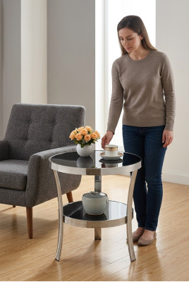 Salontafels Tafels Ontwerper Bijzettafel Roestvrij staal modern Tafel Salontafels Nieuw