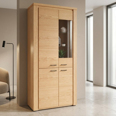 Vitrine Dressoir Kast Ladenkast Houten Meubelen Stijl Woonkamer Collectie Vitrines
