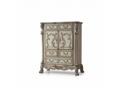 Barokken commode kast luxe dressoir kast plank console meubels zilveren planken