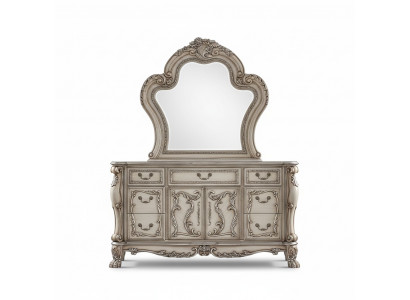 Dressoir Zilver Barok Hout Stijl Klassiek Italiaans Meubel Ontwerp Commode Nieuw