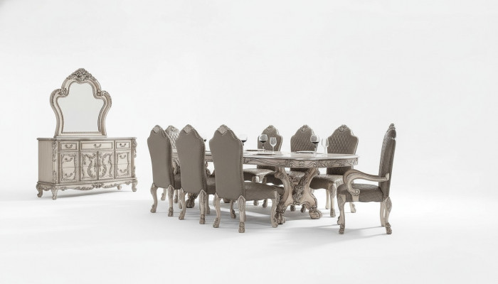 Grote ridder-tafel barok eettafel xxl 345cm houten tafels Klassieke meubels Nieuw