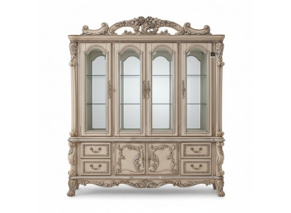 Klassiek design vitrine glazen kast vitrinekast vitrinekast plank barok.