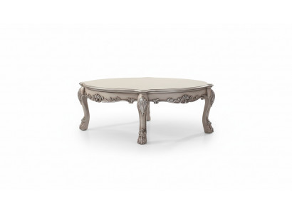 Hout Italiaanse meubels klassieke stijl Luxe Beige Salontafel Woonkamer Rond