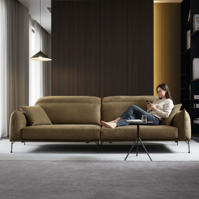 Bank Bekleding 4-zits Textiel Groot Xxl Woonkamer Banken Textiel