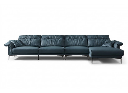 Woonkamer L-vorm Modern Elegant Woonlandschap Design Bank Bank Bekleding