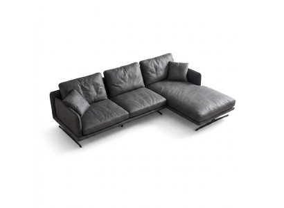 Italiaanse meubels woonkamer soft style banken design hoekbank L-vorm