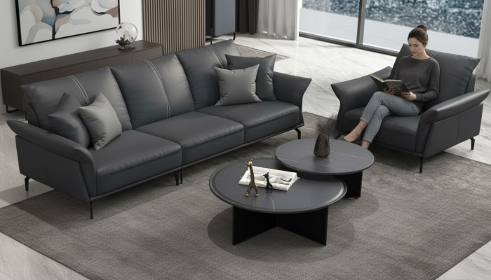 Fauteuil Relax Stof Lounge Luxe TV Club Fauteuil Bekleed Zitbank Design Bank