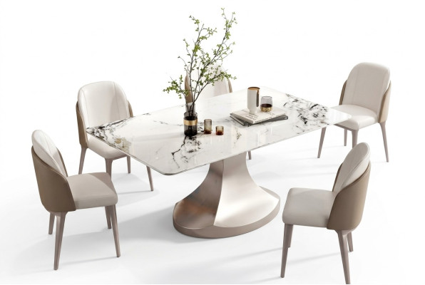 Eetzaal Kolomtafels Italiaanse meubels Eettafel Restauranttafel Luxe Nieuw