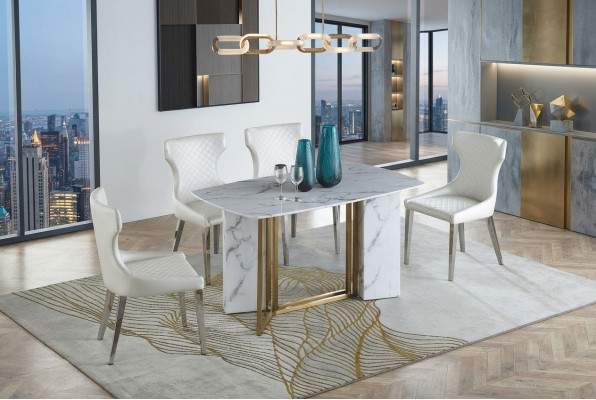 Luxus meubels marmeren tafels 180x90cm woonkamer hotel eetkamertafel ontwerper nieuw