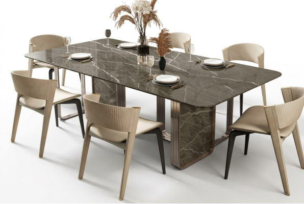 Eettafel Eetkamer Moderne Roestvrijstalen Keukentafels Ontwerptafel Metaal Woonkamer