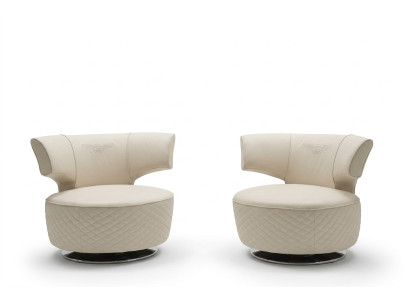 Fauteuil Design Bankbank Bank Zitter Lederen Lounge Club Bekleding Luxe Oren