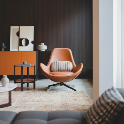 Ontwerper Meubels Relax Club Nieuwe Fauteuil Eenzitter Troon Italiaanse Stijl