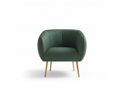 Luxe woonkamer Nieuwe ontspanningsstoel Metaalontwerp Gestoffeerde loungeclub