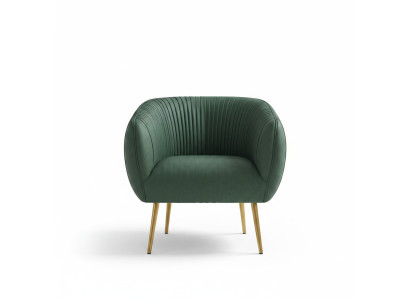 Luxe woonkamer Nieuwe ontspanningsstoel Metaalontwerp Gestoffeerde loungeclub