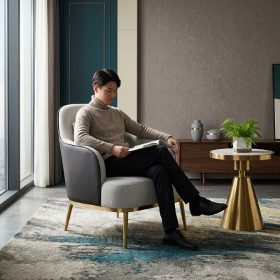 1-zits Bank Relax Lounge Club Bekleding Ontwerp Fauteuil Leer Luxe
