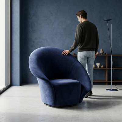 Luxe televisieclub gestoffeerde zitsessel ontwerp bank bank ontspanningsstof