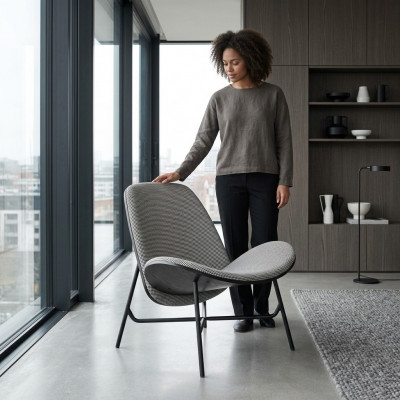 Meubelontwerper televisiebank stoel stoelen bekleding zit lounge fauteuil