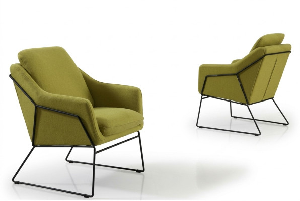 Ontwerper Lounge Stoel Gestoffeerde Bank 1 Zits Modern Nieuw Televisie Fauteuil