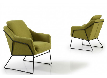 Ontwerper Lounge Stoel Gestoffeerde Bank 1 Zits Modern Nieuw Televisie Fauteuil