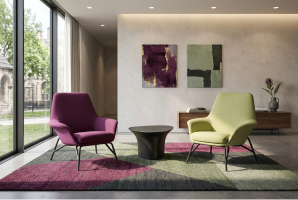 Ontwerp Fauteuil Bank Bank Sofa Ontspannen Stof Lounge Luxe tv-club zitplaatsen