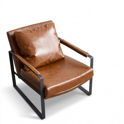 Ontwerper Lendensteun Stoel Gestoffeerde Bank Zitter TV Woonkamer Fauteuil Club