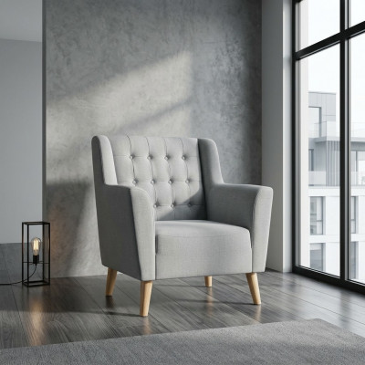 Ontwerper Fauteuil Club Lounge Leunstoel Gestoffeerde Bank 1-Zits Televisie.