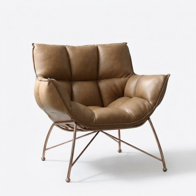 Opulent luxe zit relaxfauteuil ontwerp bank bank zits lederen lounge
