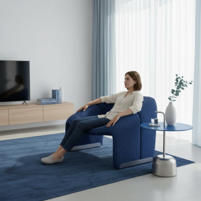 Ontwerp Luxe Stoel Fauteuil Bank 1-Zits TV Lounge Ligbank Sofa