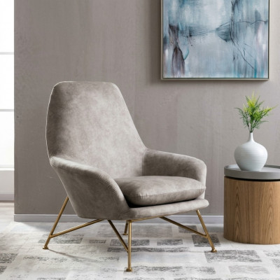 Woonkamer Lounge Club Relax Bank Beige Design Meubels Eetkamer Stoel