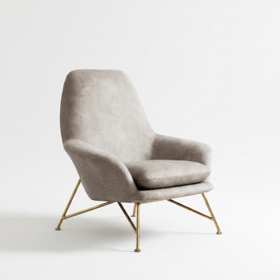 Woonkamer Lounge Club Relax Bank Beige Design Meubels Eetkamer Stoel