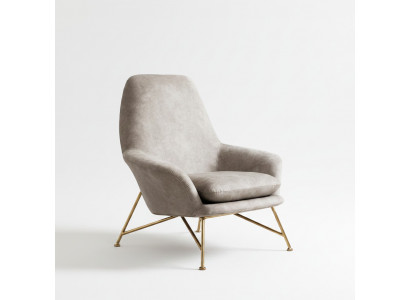 Woonkamer Lounge Club Relax Bank Beige Design Meubels Eetkamer Stoel