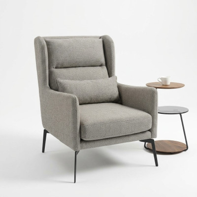 Fauteuil Stoel Bekleding TV Leer Textiel Hout Stof Design Lounge Club Relax