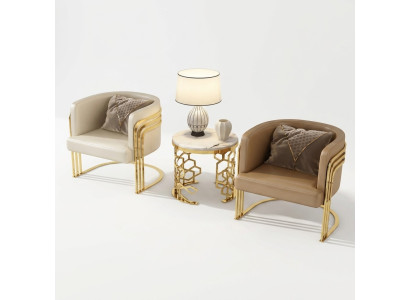 Fauteuil Club Lounge Design Armstoel Bekleed Bank 1-zits Kantoor Nieuw