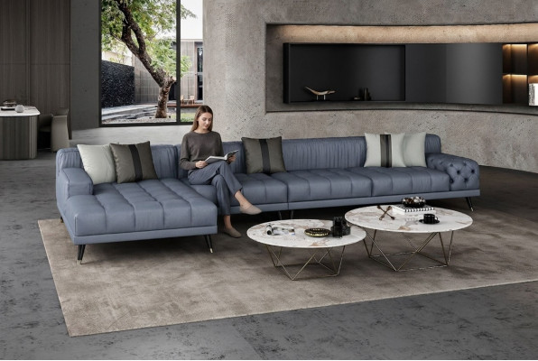Chesterfield Sofa Bank Bekleding Luxe Meubel Design Hoekbank Leder