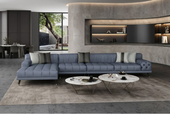Chesterfield Sofa Bank Bekleding Luxe Meubel Design Hoekbank Leder