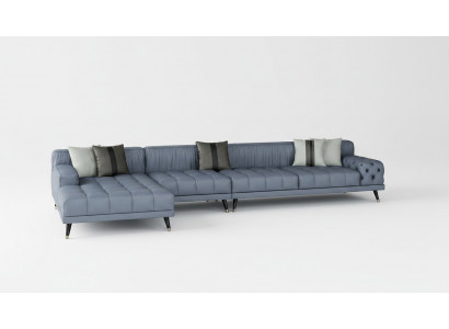 Chesterfield Sofa Bank Bekleding Luxe Meubel Design Hoekbank Leder