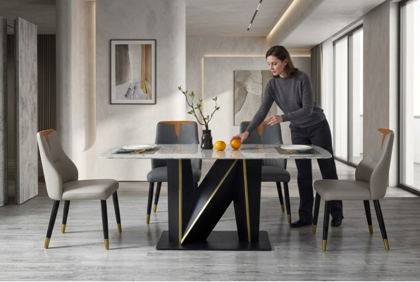 Tafel Eettafel Moderne eetkamer Woonkamer Keuken Tafels Ontwerp Eettafels Meubels