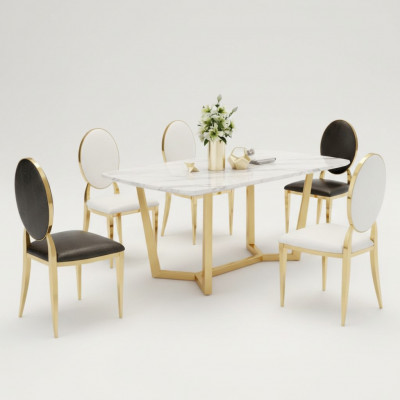 Ontwerp Eettafel Moderne Marmer Eetkamer Woonkamer Keuken Tafels Tafel