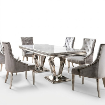 Eettafel Moderne eetkamer Woonkamer Keuken Ontwerp Tafel Metaal