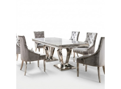Eettafel Moderne eetkamer Woonkamer Keuken Ontwerp Tafel Metaal