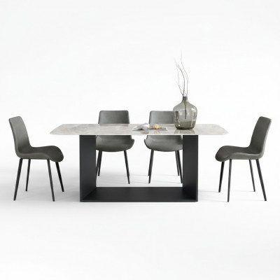 Eettafel Moderne Roestvrijstalen Eetkamer Woonkamer Keuken Tafels Ontwerp Tafel Metaal