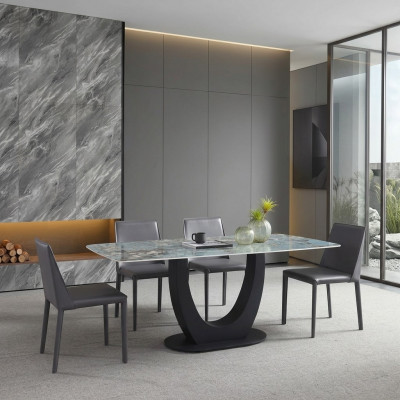 Eetkamer Eettafel Moderne Roestvrij Staal Woonkamer Keuken Tafels Ontwerp Tafel Metaal