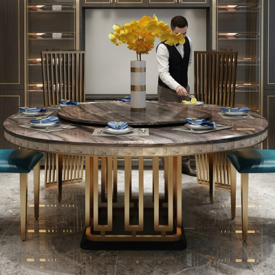 Luxe Ronde Tafel Ronde Tafels Roestvrij Stalen Meubels Design Eetkamer Eettafels Nieuw