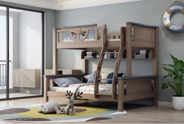 Stapelbed kinderen jeugdkamer meubels hout stapelbed hoog bed dubbele bedden