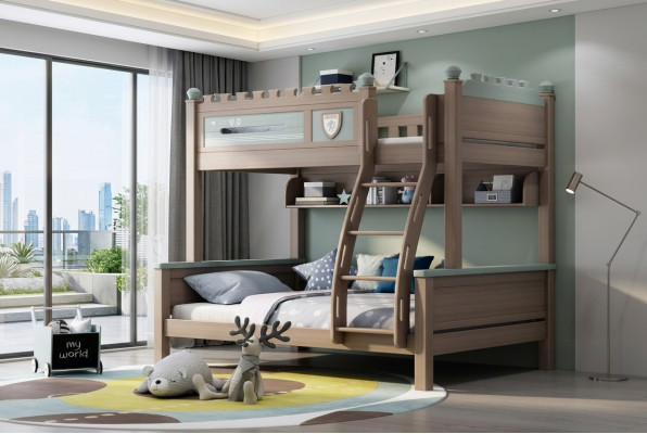 Stapelbed hoogslaper kinderbed hoogslapers grenen hout kinderkamer bed nieuw