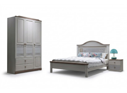 Slaapkamer Jeugd Kinderkamer Set Modern Kast Nachtkastje Tafel Nieuw 5-delig.
