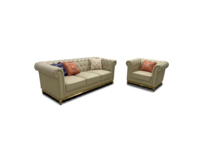 Klassieke luxe Chesterfield 3+2+1 zits bankstel set gestoffeerd meubilair bankstellen bankstellen Nieuw