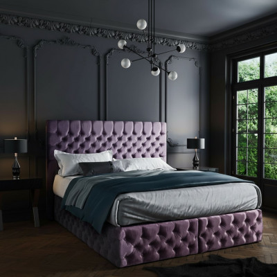 Slaapkamer Bed Bedden Bekleding Dubbel Huwelijk Hotel Luxe Leer Modern